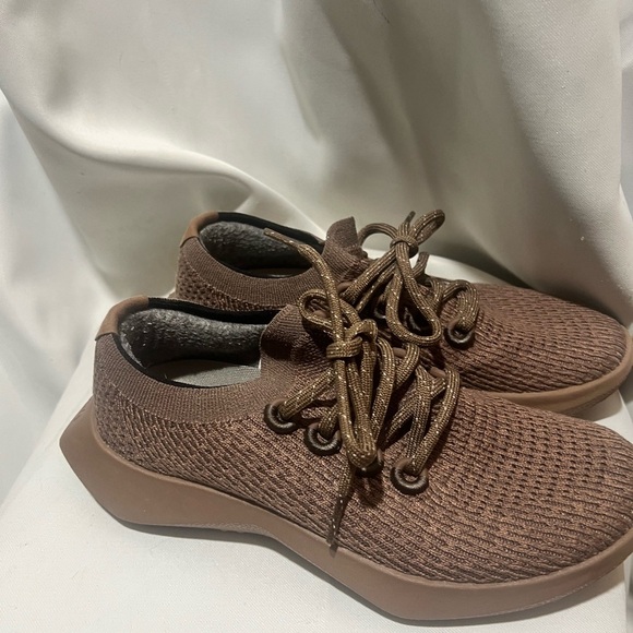 All Birds Tree Dasher 2 Hazy Cocoa Brown Tennis Shoes Size 7.5 - Picture 4 of 8